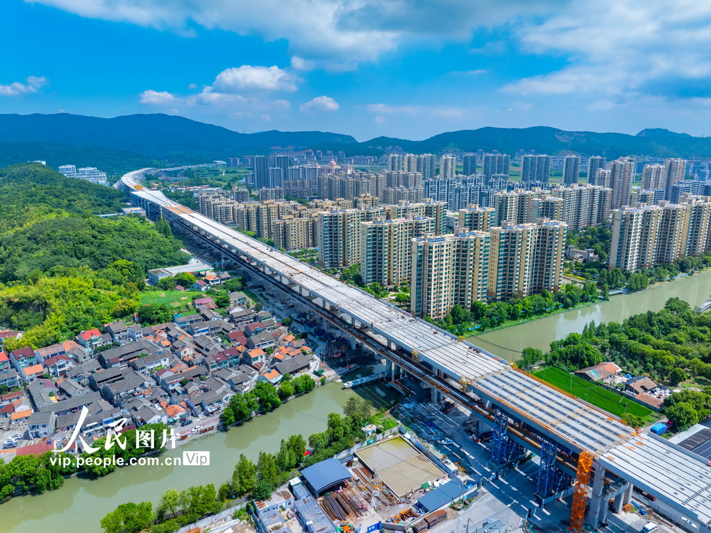 浙江寧波：九龍大道快速路建設正酣