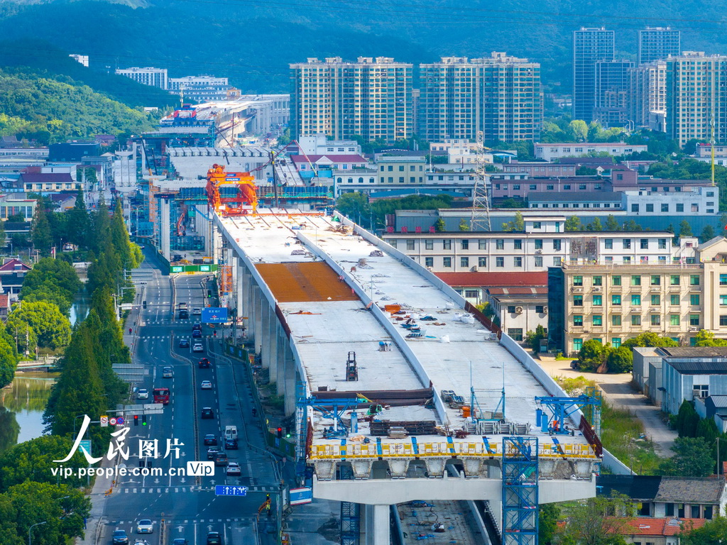 浙江寧波:九龍大道快速路建設正酣【2】