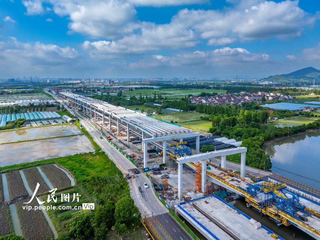 浙江寧波:九龍大道快速路建設正酣【4】