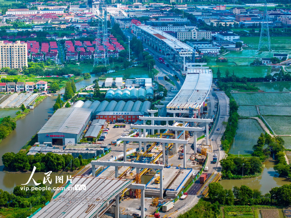 浙江寧波:九龍大道快速路建設正酣【5】