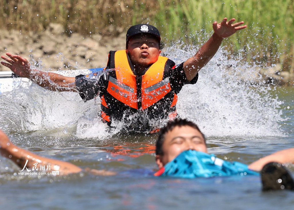 遼寧丹東：開展防汛救援演練【3】