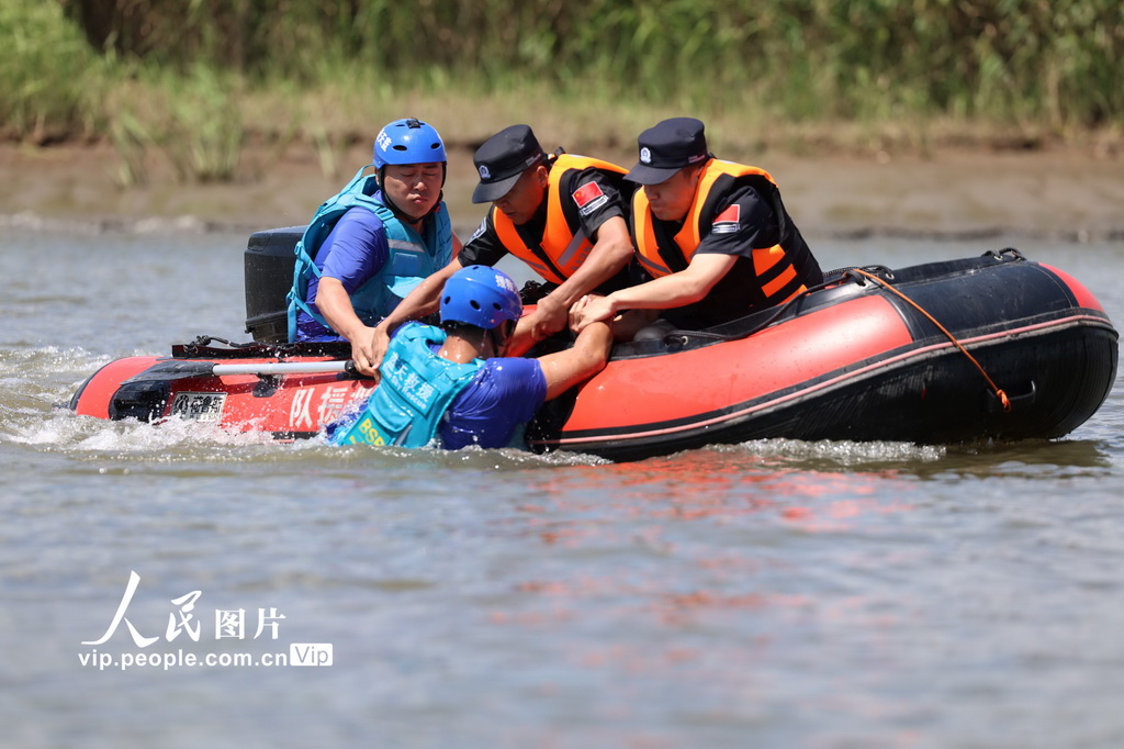 遼寧丹東：開展防汛救援演練【4】