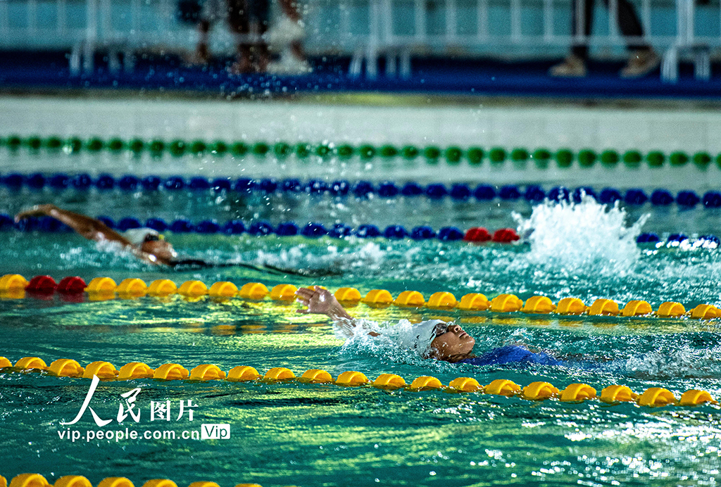 海南瓊海:中小學生奮“泳”競技【2】