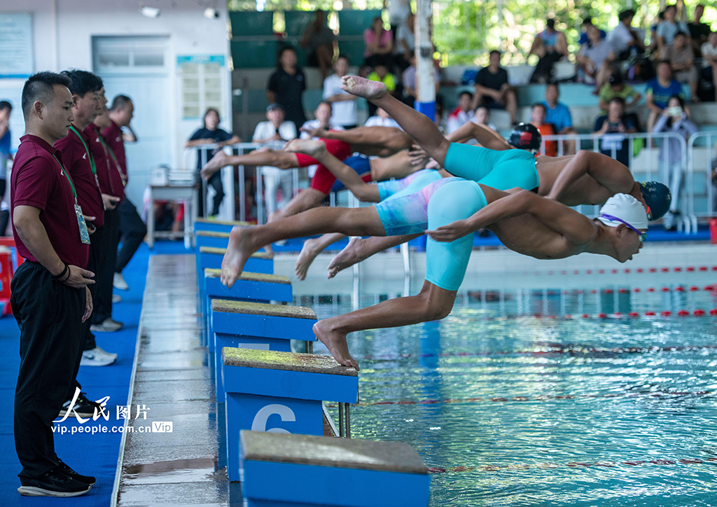 海南瓊海：中小學生奮“泳”競技【5】