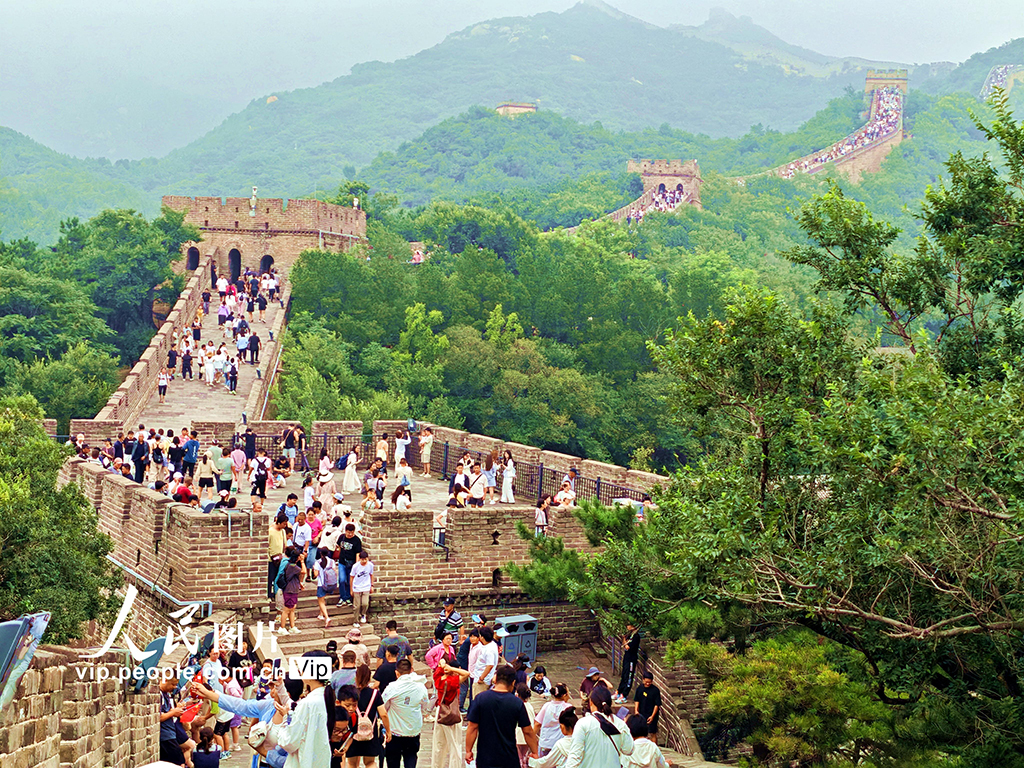 北京:八達嶺長城游人如織【4】