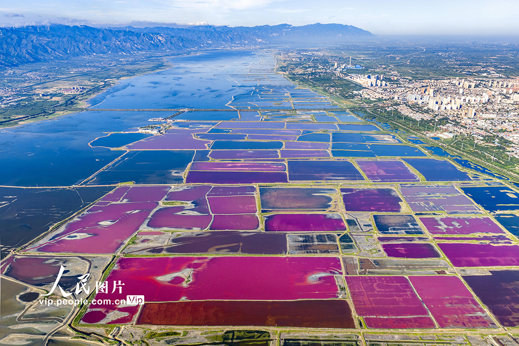 山西運城:鹽湖絢麗多彩【2】