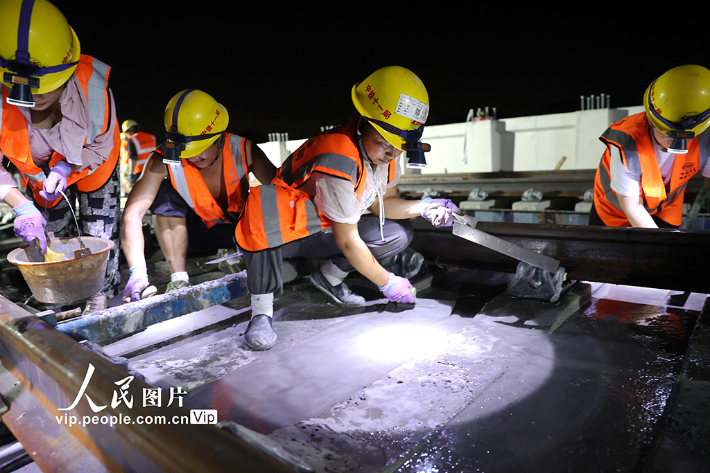 浙江德清：杭德市域鐵路錯峰施工保進度【4】