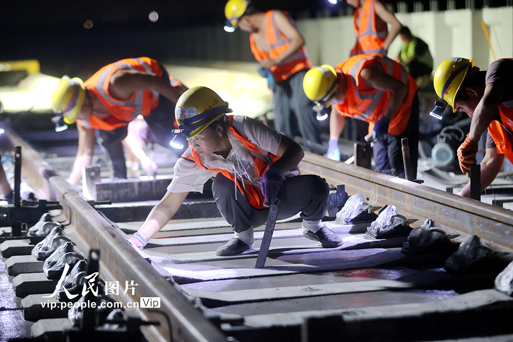 浙江德清：杭德市域鐵路錯峰施工保進度【2】