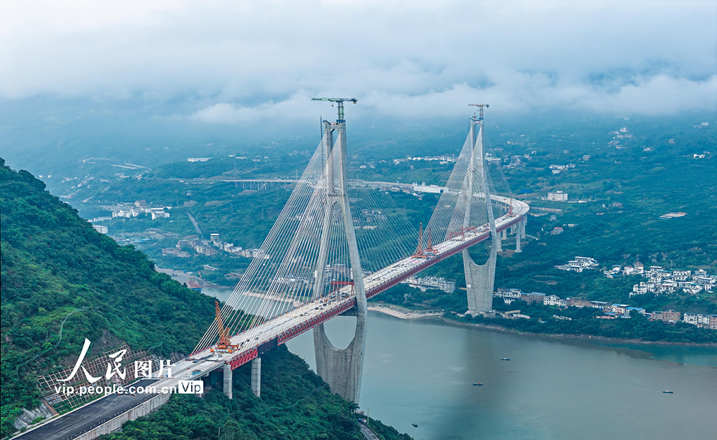 云南綏江:新市金沙江特大橋合龍【8】