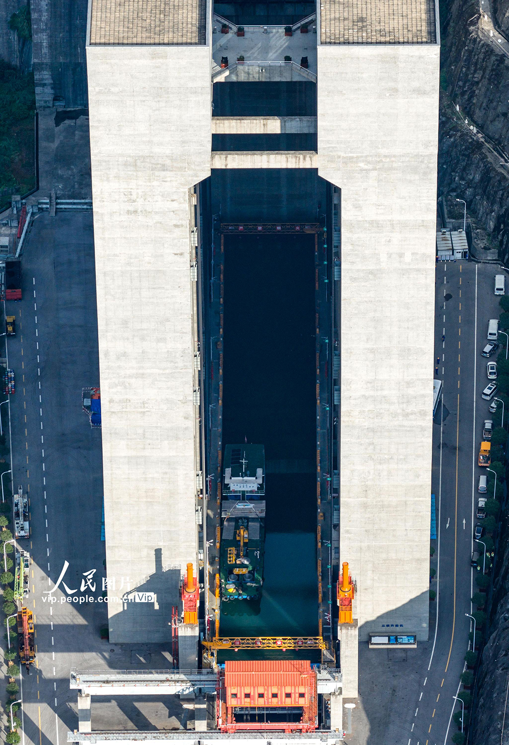 湖北宜昌：三峽升船機啟動2025年計劃性停航檢修【4】