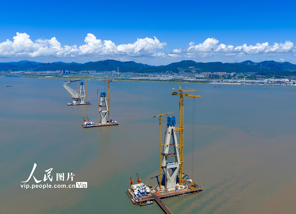 浙江舟山:六橫公路大橋二期工程建設正酣【5】