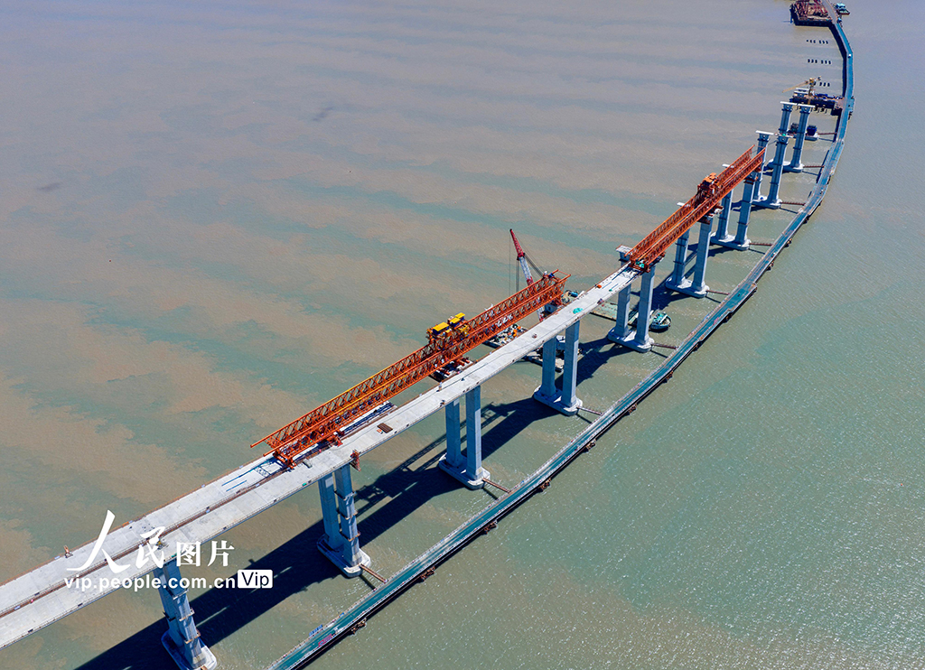 浙江舟山:六橫公路大橋二期工程建設正酣【6】