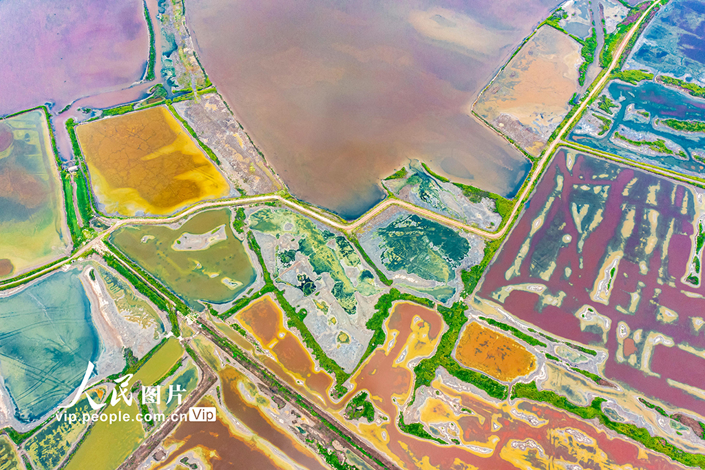 山西運城:鹽湖色彩斑斕【2】