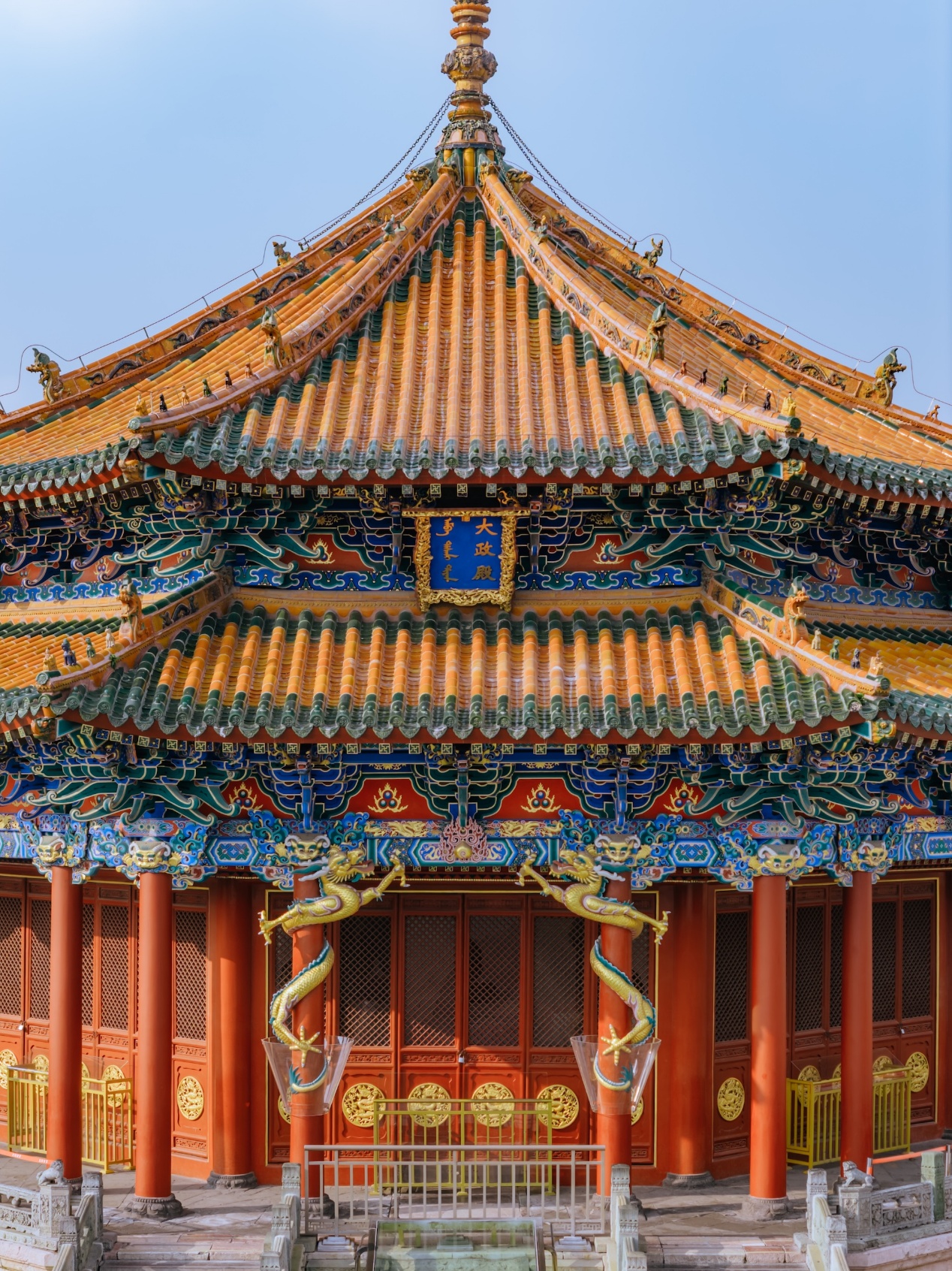 沈陽故宮是中國現存僅有的兩大皇家宮殿建筑群之一。邱活攝