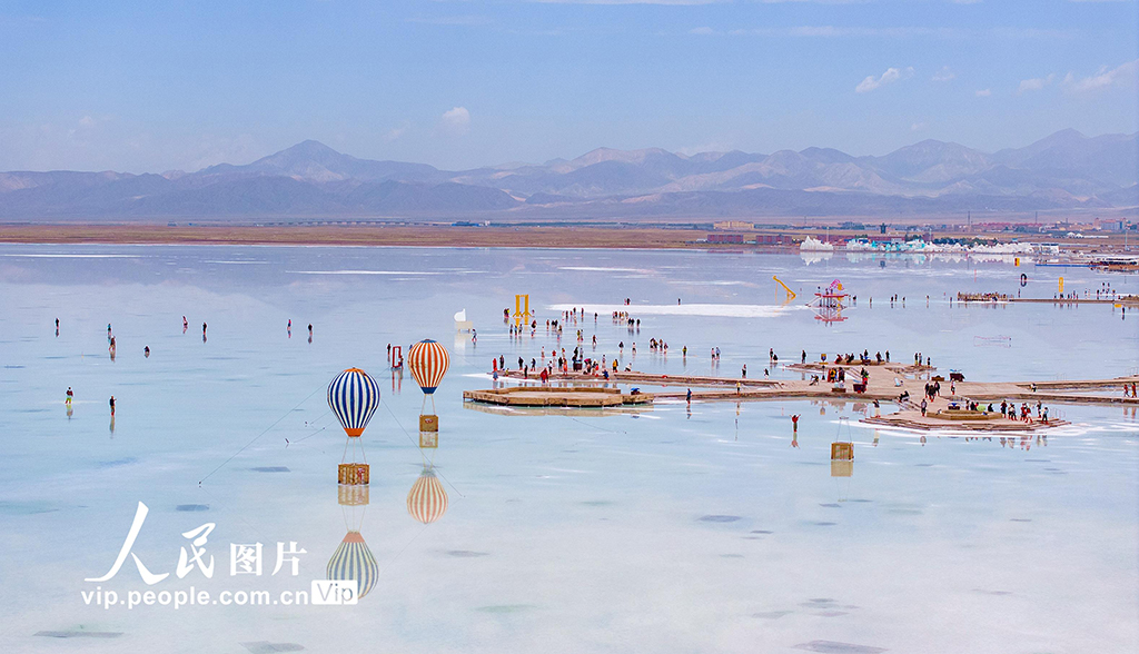 青海烏蘭:鹽湖美景醉游人【5】