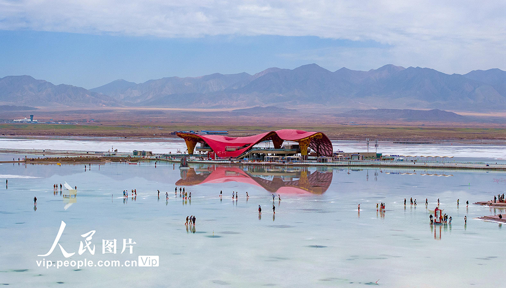 青海烏蘭:鹽湖美景醉游人【6】