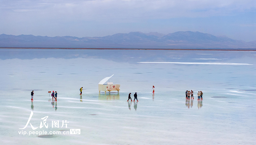 青海烏蘭:鹽湖美景醉游人【7】