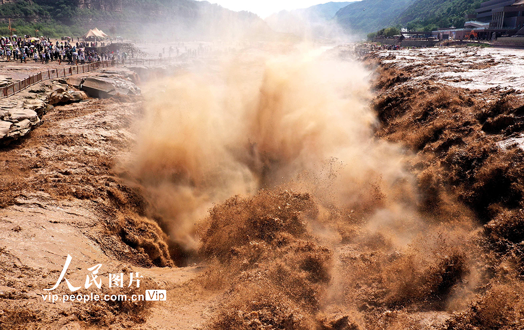 山西吉縣:黃河壺口瀑布氣勢磅礴【4】