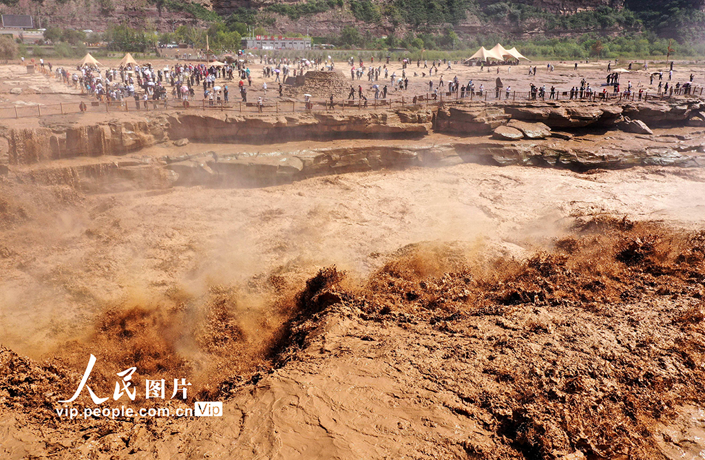 山西吉縣:黃河壺口瀑布氣勢磅礴【5】
