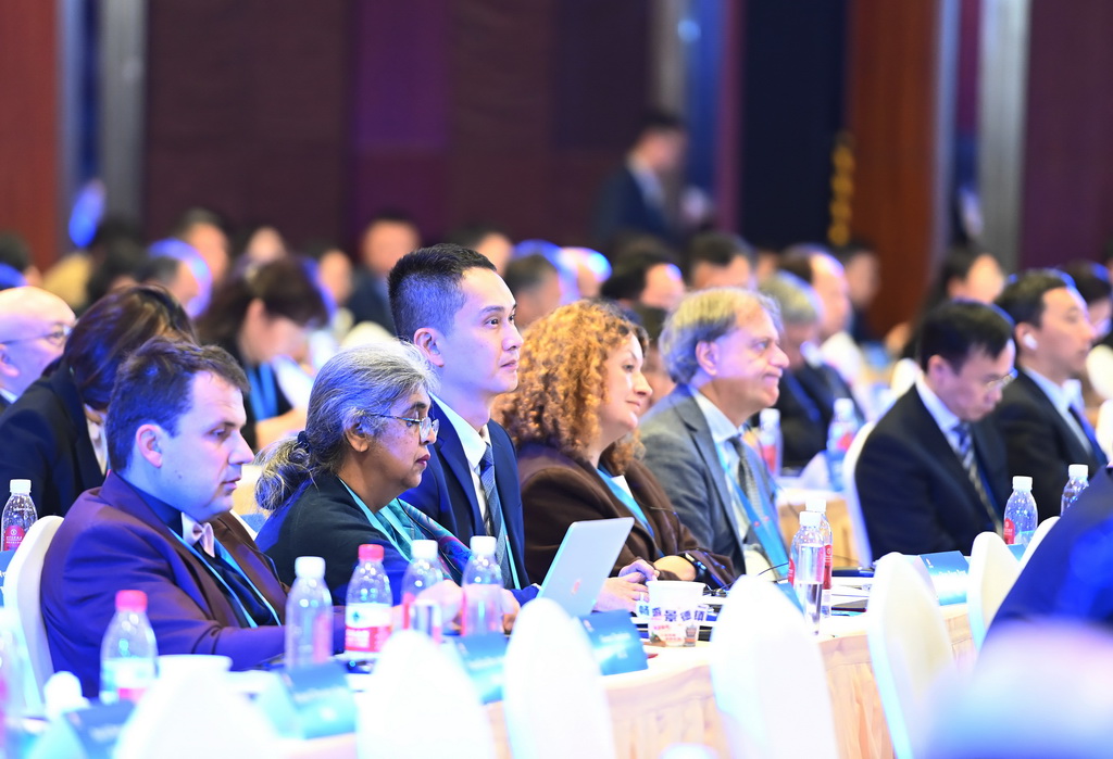 9月23日，嘉賓出席2025北京文化論壇開幕式。新華社記者 肖瀟 攝