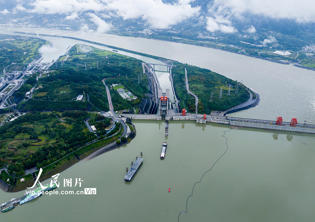 湖北宜昌:三峽升船機圓滿完成2025年停航檢修任務復航【4】