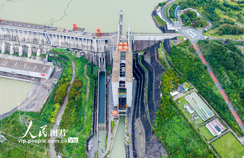 湖北宜昌:三峽升船機圓滿完成2025年停航檢修任務復航【5】