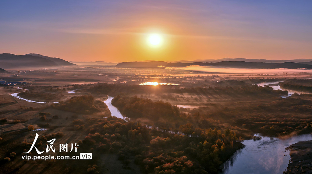 內蒙古呼倫貝爾：額爾古納濕地層林盡染【4】