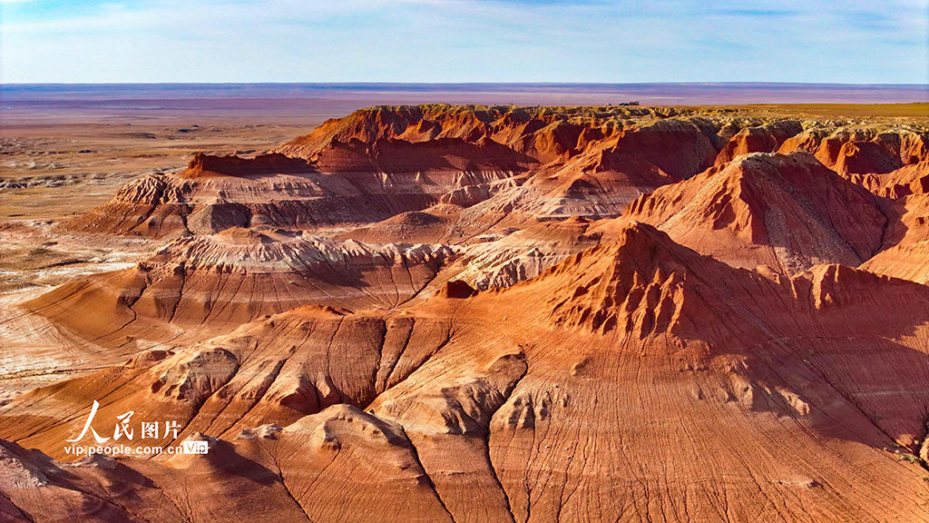 內蒙古烏蘭察布：紅崖臺地秋色美【3】