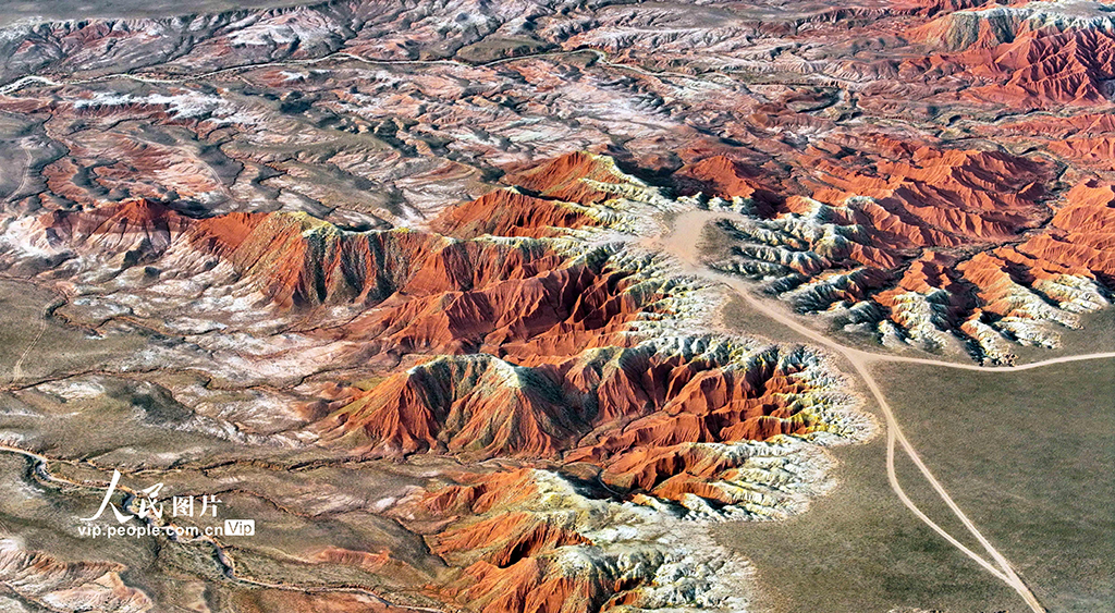 內蒙古烏蘭察布：紅崖臺地秋色美【4】