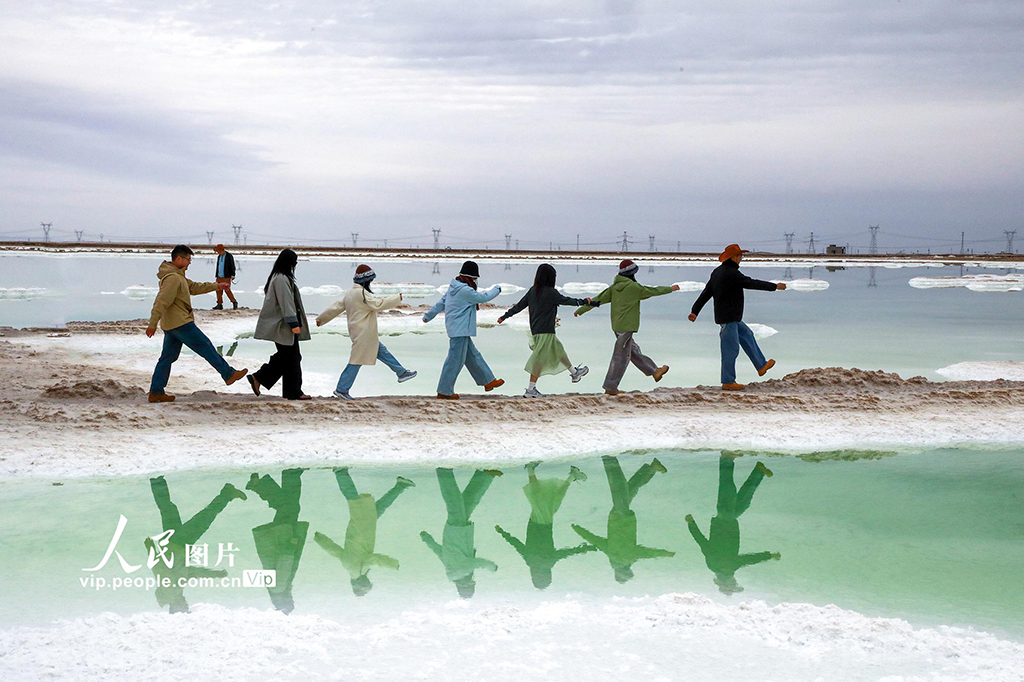 青海格爾木:察爾汗鹽湖風景壯美【7】