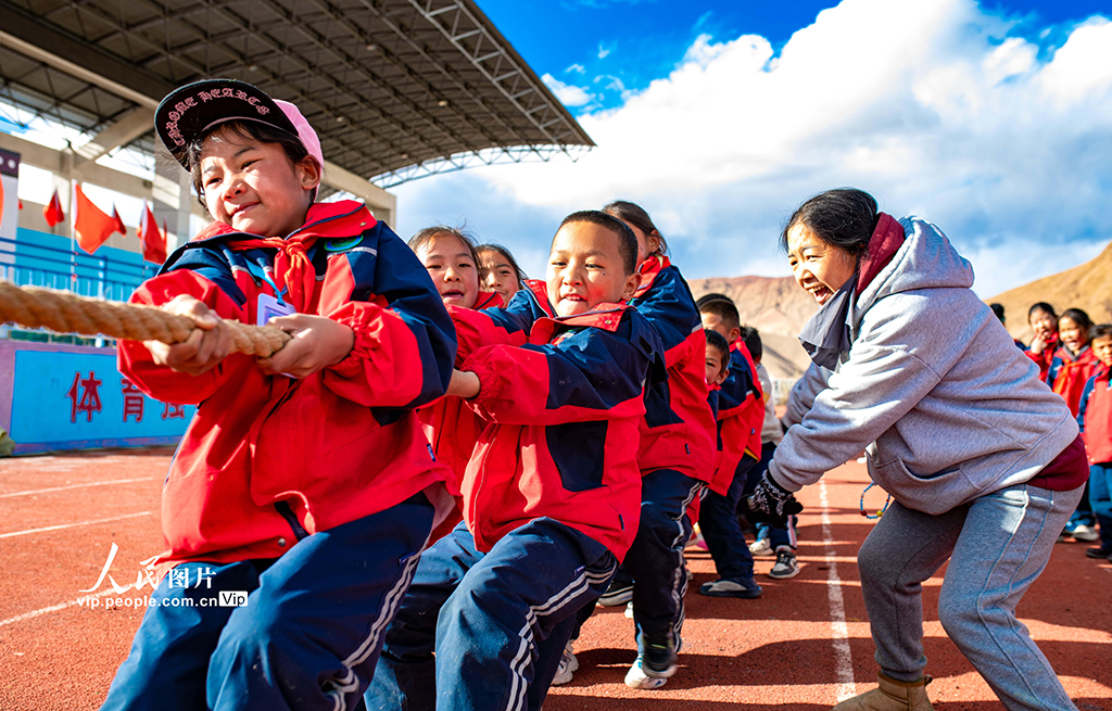 西藏阿里：高原孩子的歡樂大課間【6】
