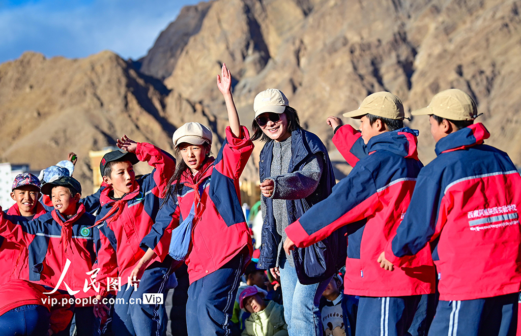 西藏阿里：高原孩子的歡樂大課間【4】