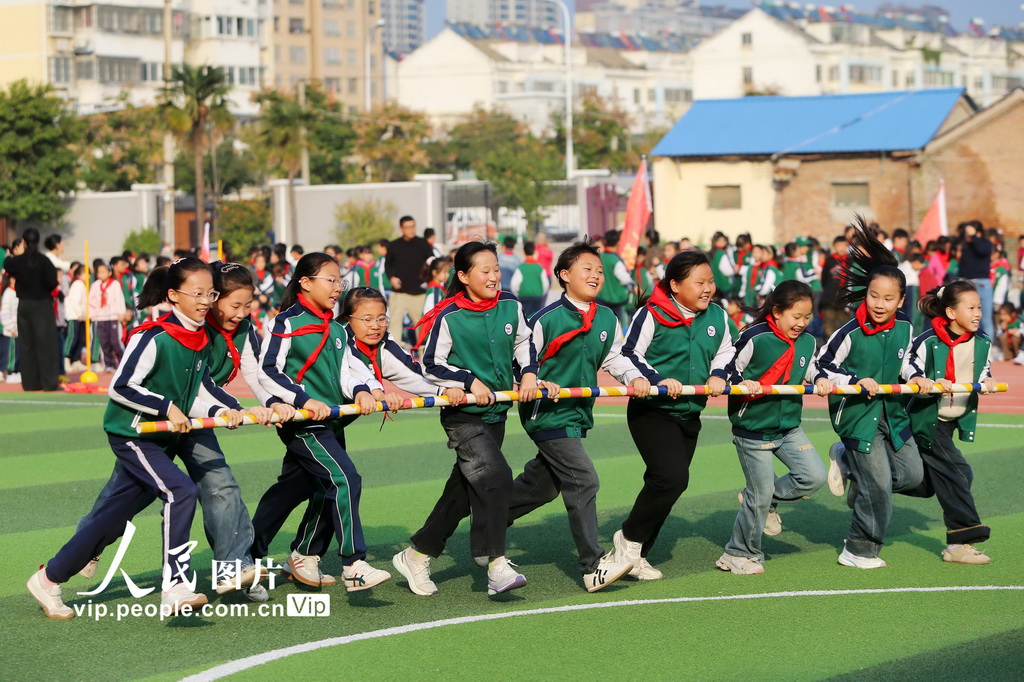 安徽淮北:校園運動會展風采【2】