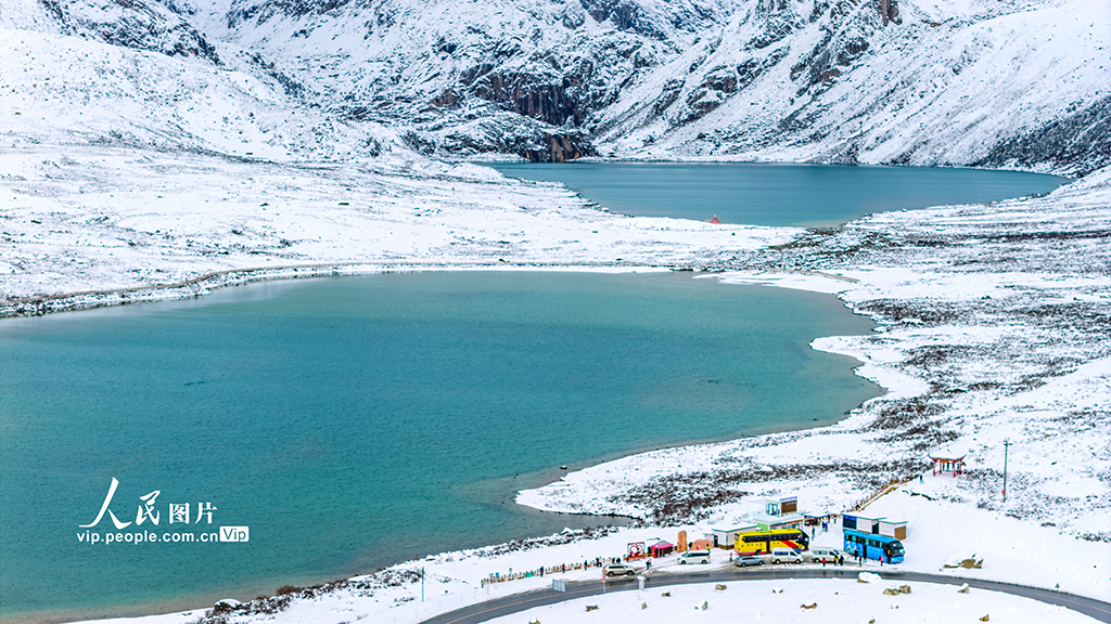 四川巴塘:姊妹湖國家濕地公園雪景美【2】