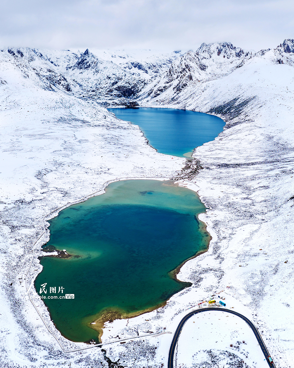 四川巴塘:姊妹湖國家濕地公園雪景美【4】
