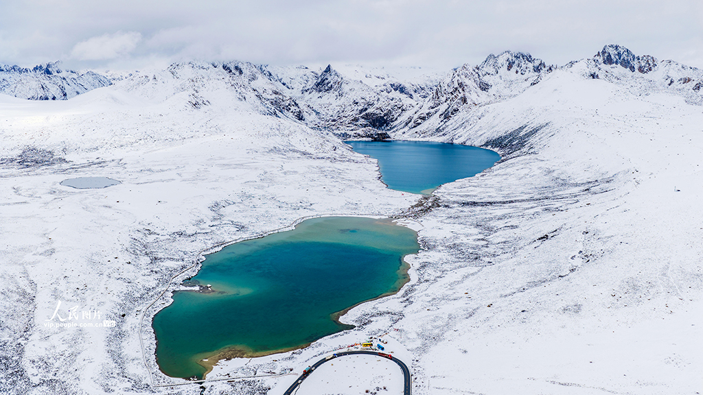 四川巴塘:姊妹湖國家濕地公園雪景美【5】