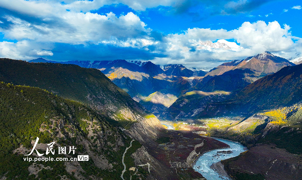 西藏林縣:雅魯藏布大峽谷秋景壯美【6】