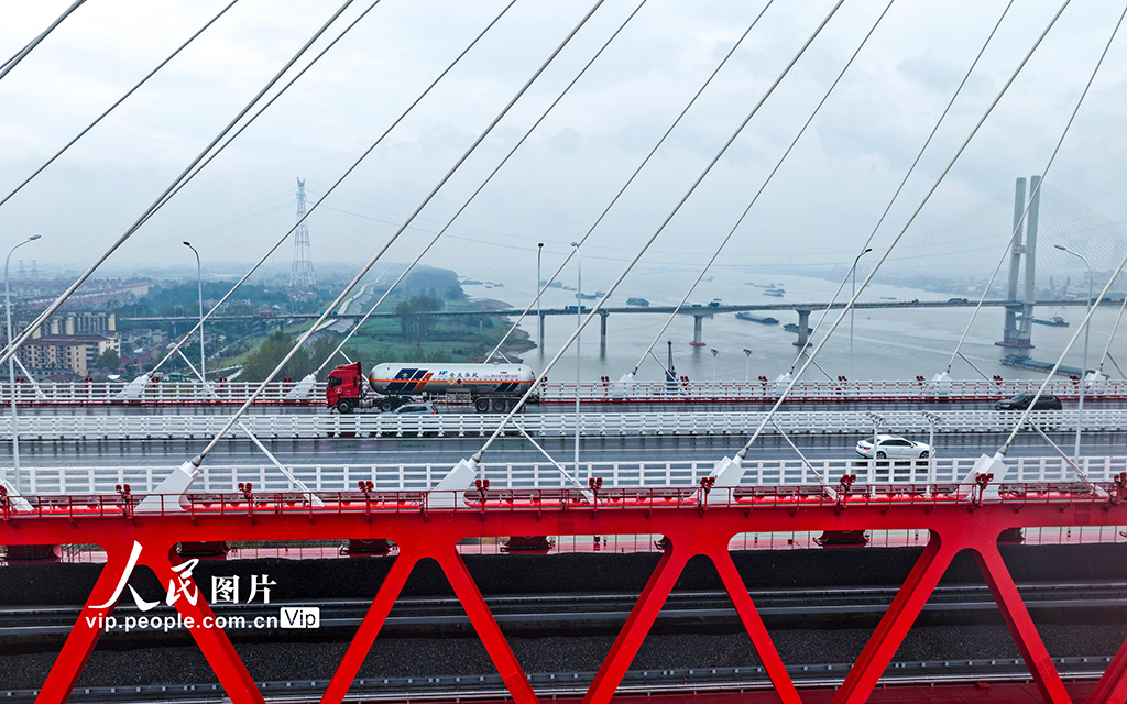 安徽銅陵:G3銅陵長江公鐵大橋正式通車【5】