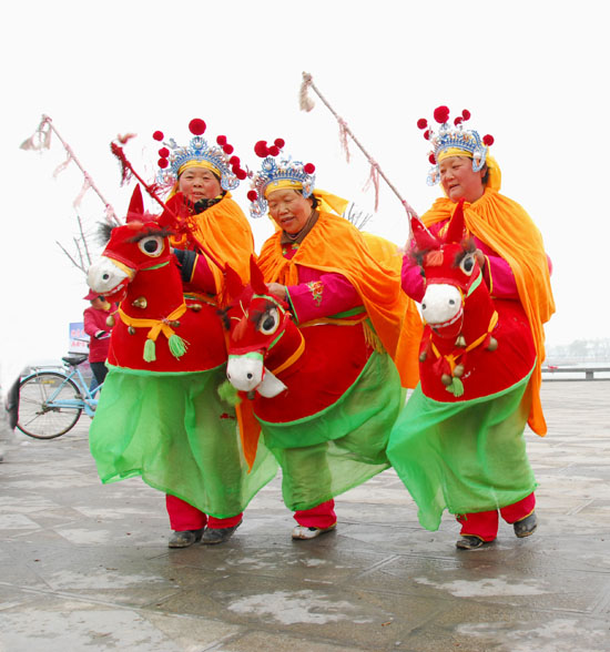 淮陽太昊陵民俗采風焦改榮作品