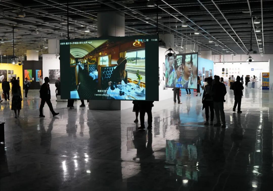 短視頻作品開放式展示專區 張雙雙 攝